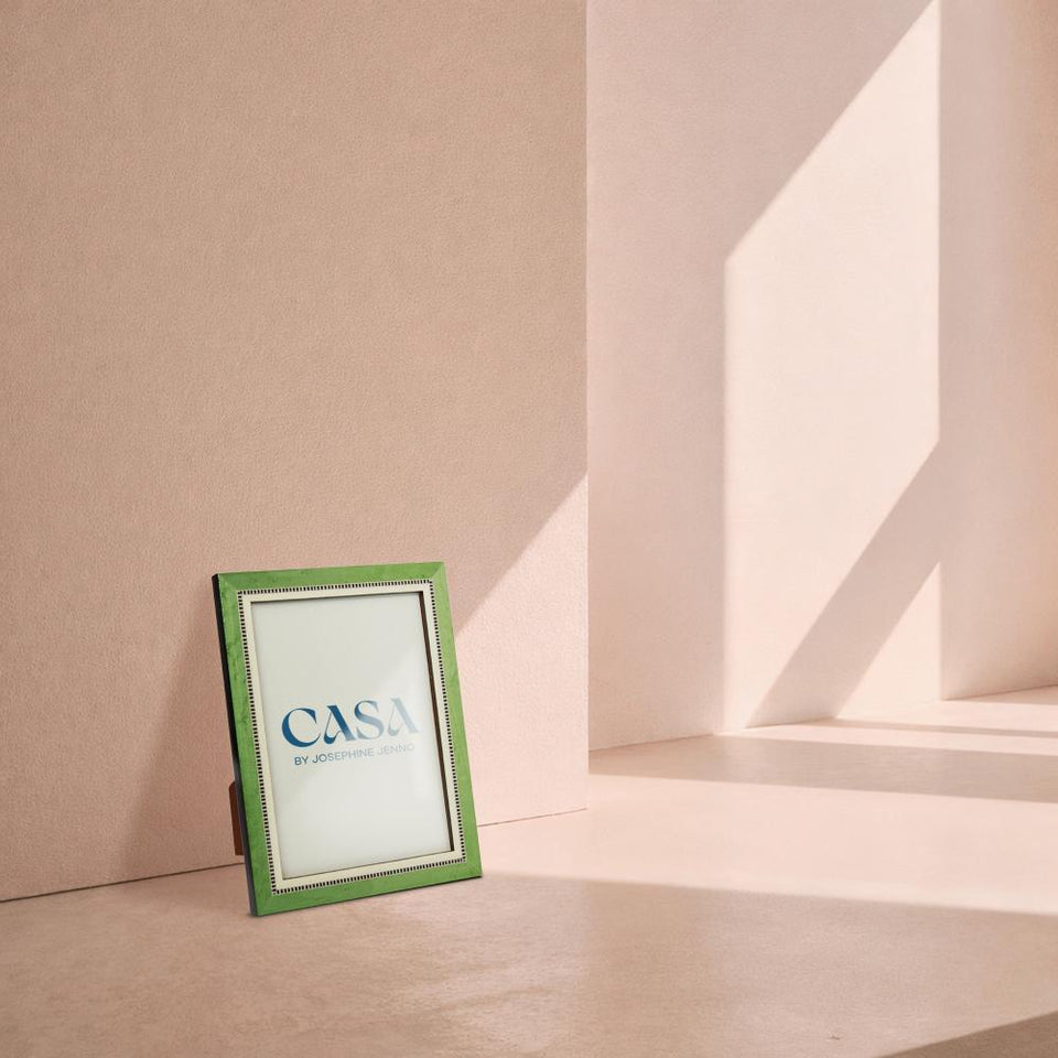 Emperor's Jade Marquetry Frame 6x4"