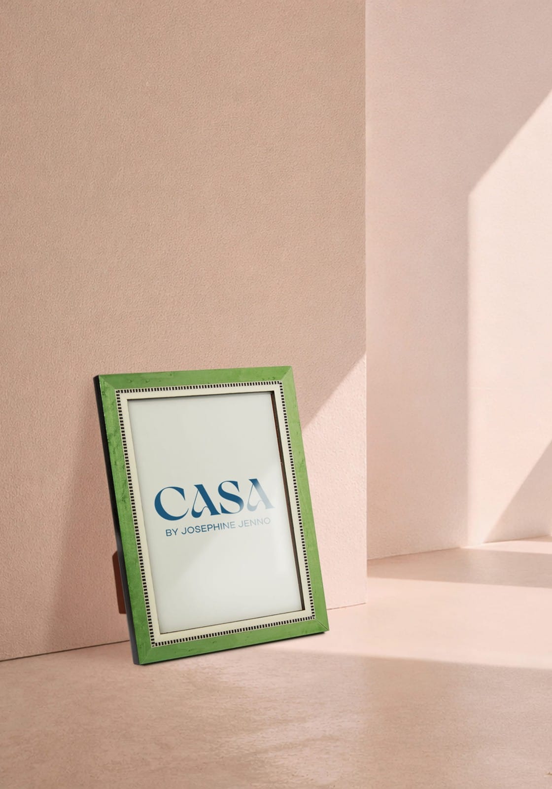 Emperors Jade Marquetry Frame 7x5"