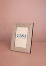 Grey Patterned Photo Frame 6x4"