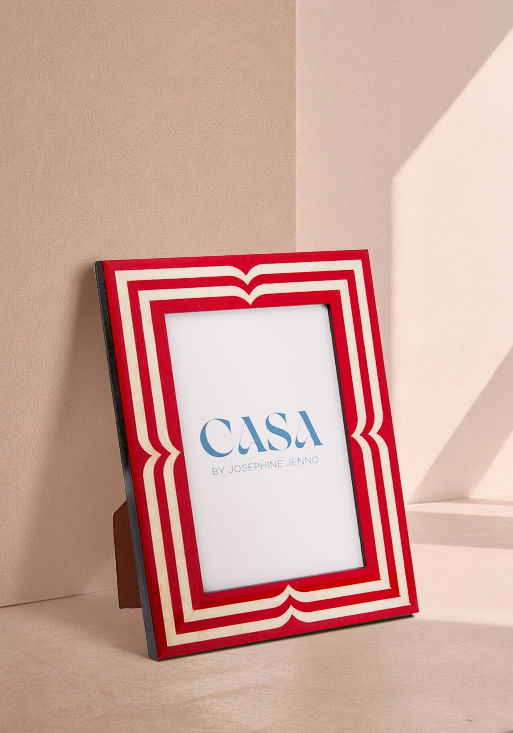 Photo Frame Raspberry Beret Marquetry Frame 8 x 10" Wall and Desk