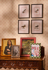 Rustic Brown Checkered Frame 6x4"