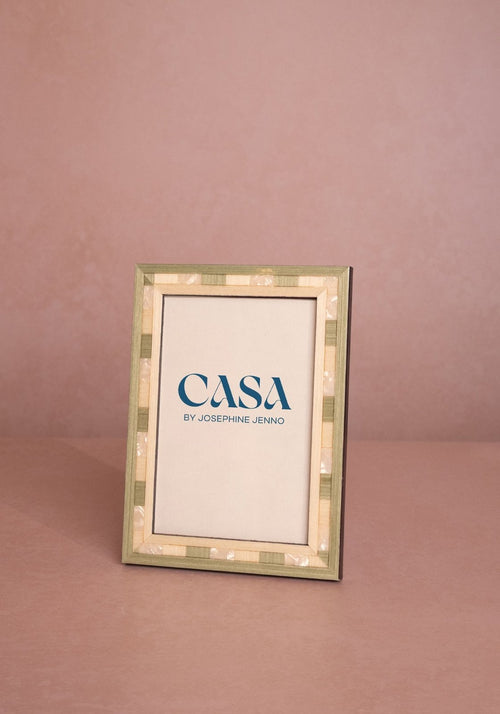 Valduga Marquetry Green Frame 6x4