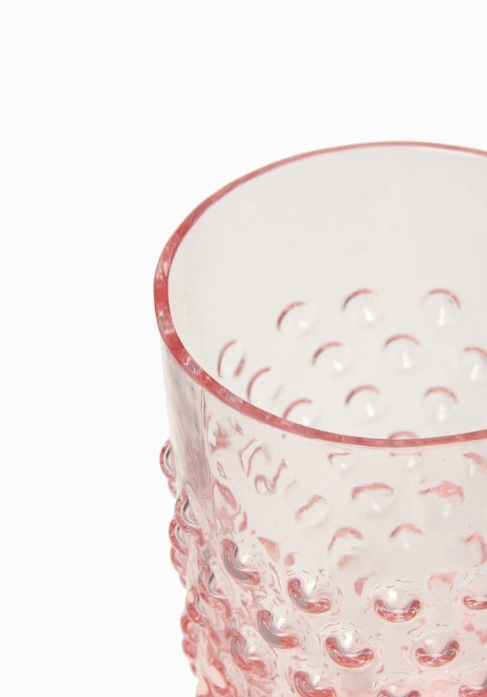 Pink Dew Drop Tumblers - Set of 4 - Casa by Josephine Jenno