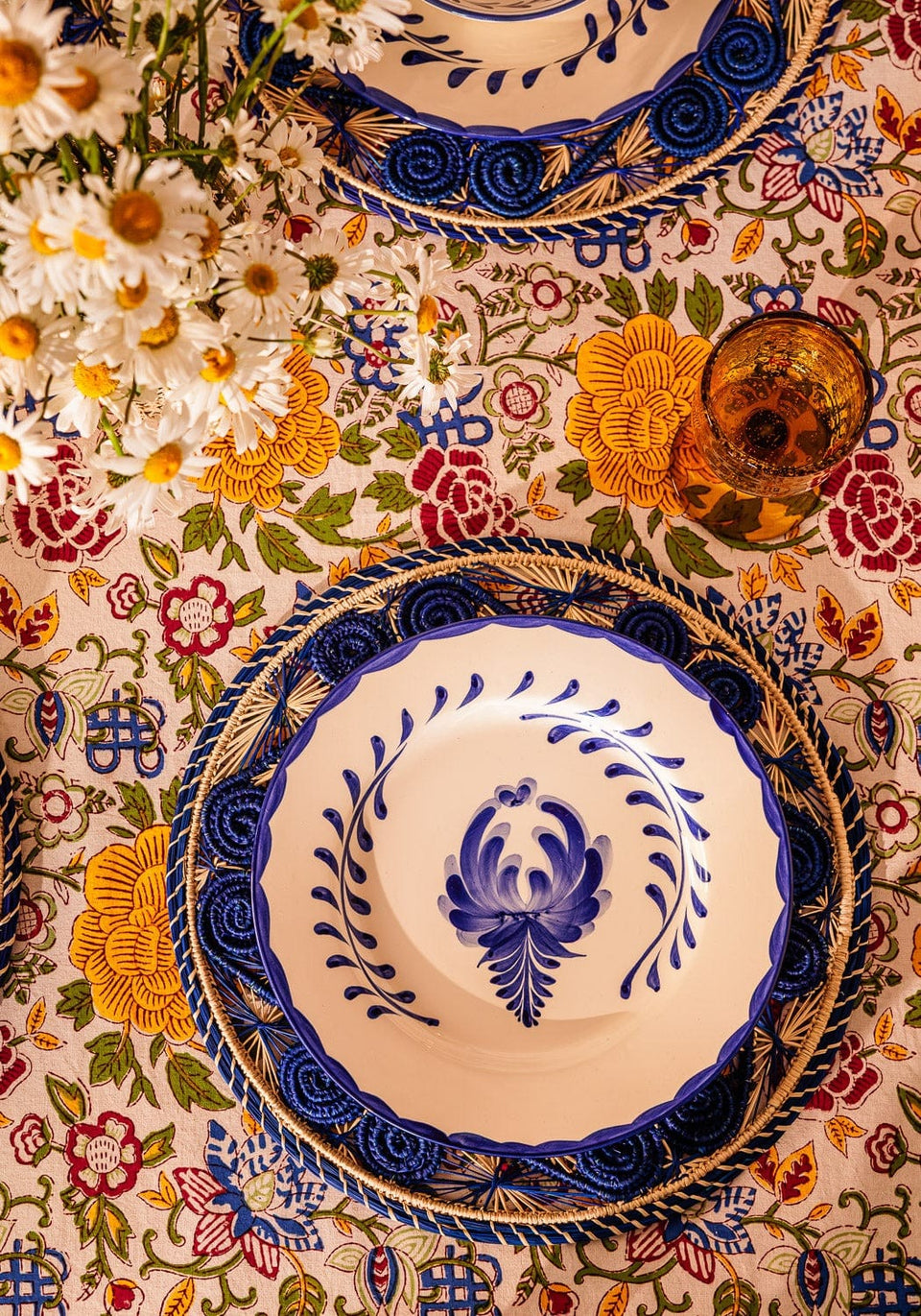 Placemats Atlántico Iraca Woven Placemat, Blue - Set of 4
