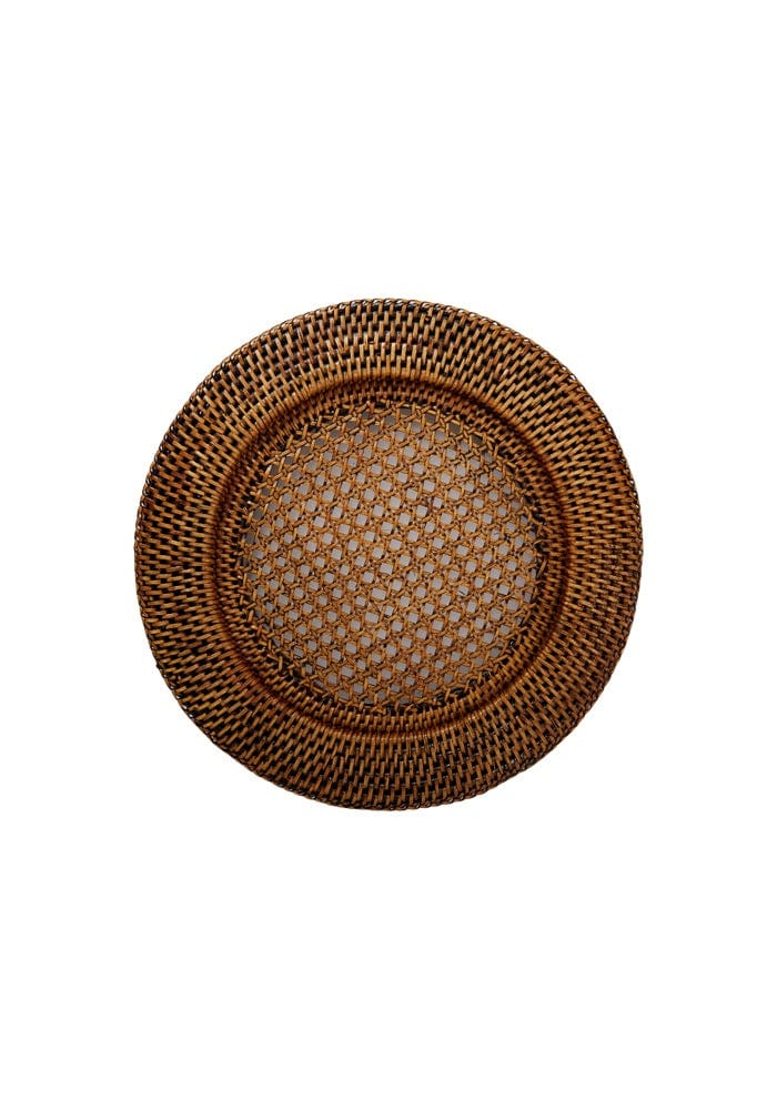 Classic Rattan Placemat Charger x 4