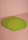 Hortensia Green Placemats - Set of 4