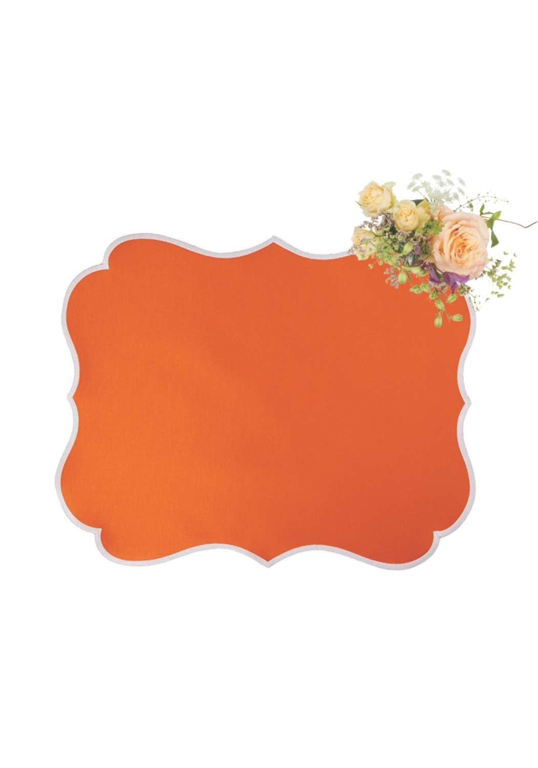 Papaya Coloured Placemats - Set of 4