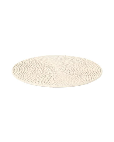 Placemats Round & Round Rattan Placemat Sand Colour - Set of 4