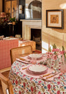 Scalloped Petal Placemat in Blush Pink