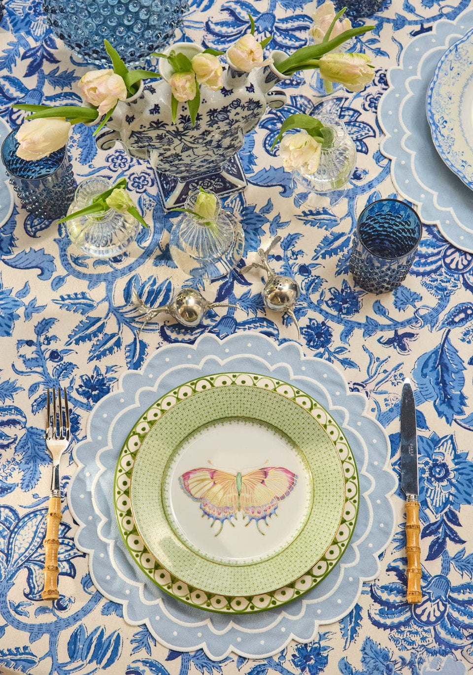 Set of 4 Placemats- Light Blue