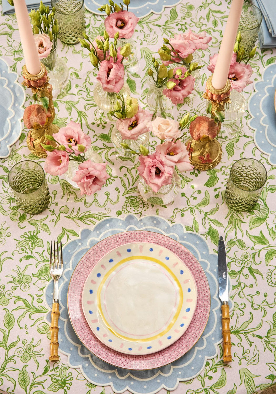 Set of 4 Placemats- Light Blue