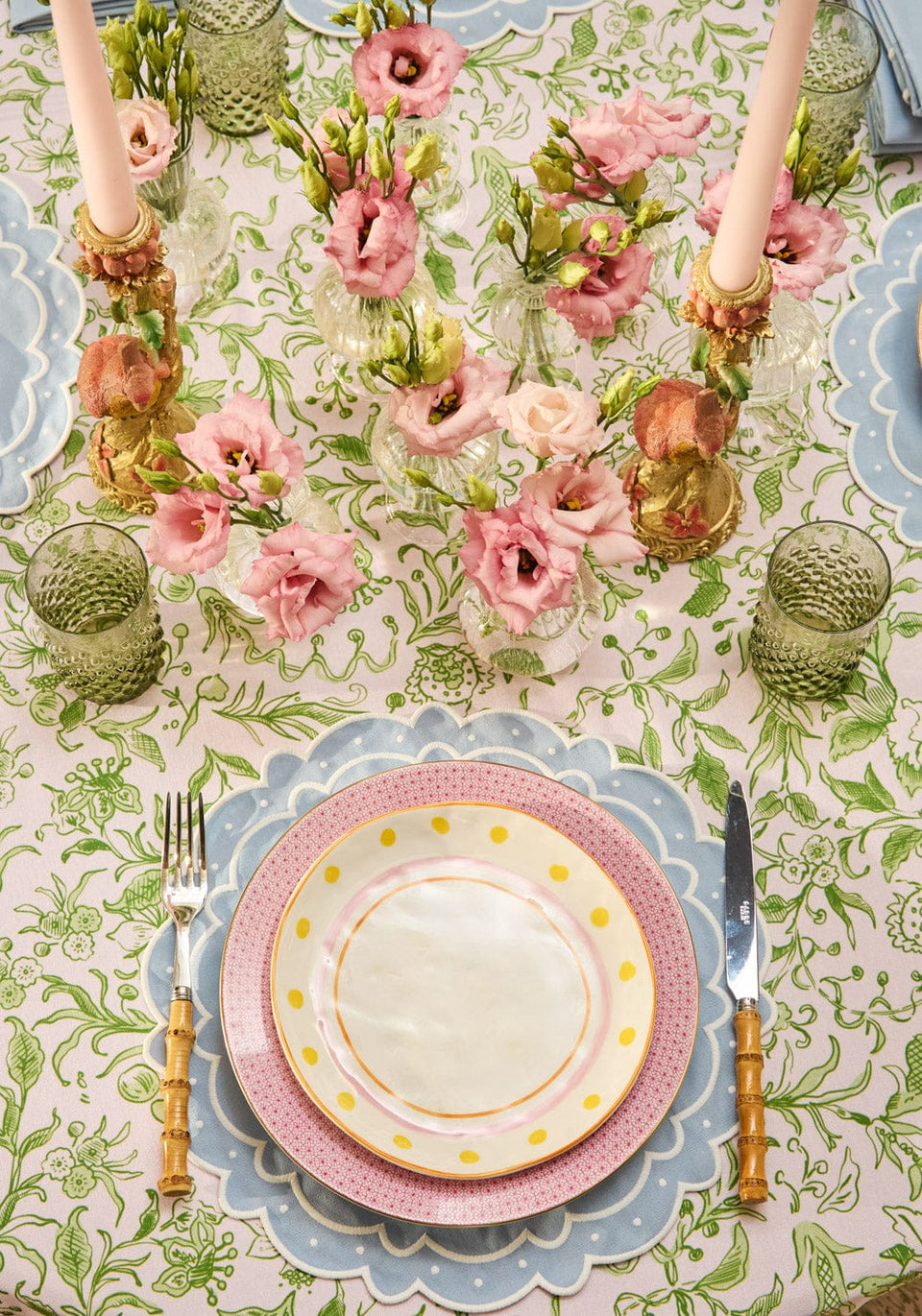 Set of 4 Placemats- Light Blue