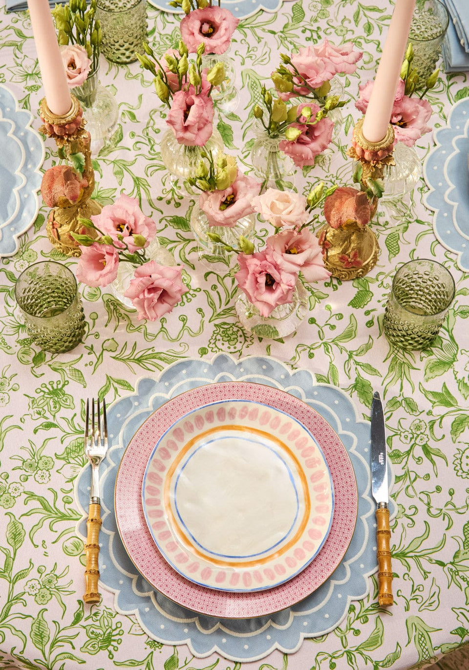 Set of 4 Placemats- Light Blue
