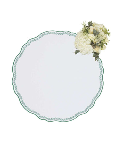 Smart Green Trim Placemats - Set of 4