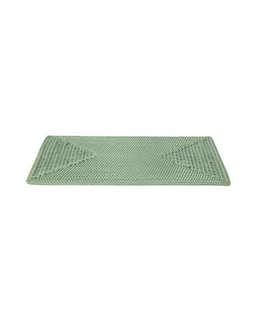 Placemats Surrey Rattan Rectangles Charger Placemat Green - Set of 4