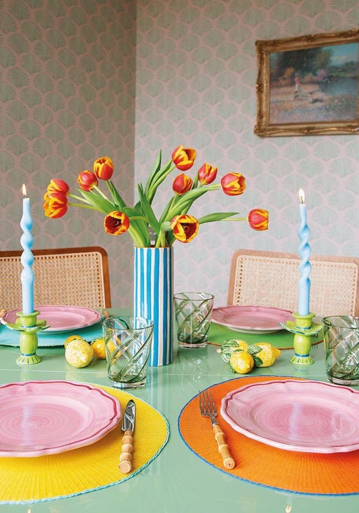 Poolside Gossip - Green Tumbler x 6 - Casa by Josephine Jenno