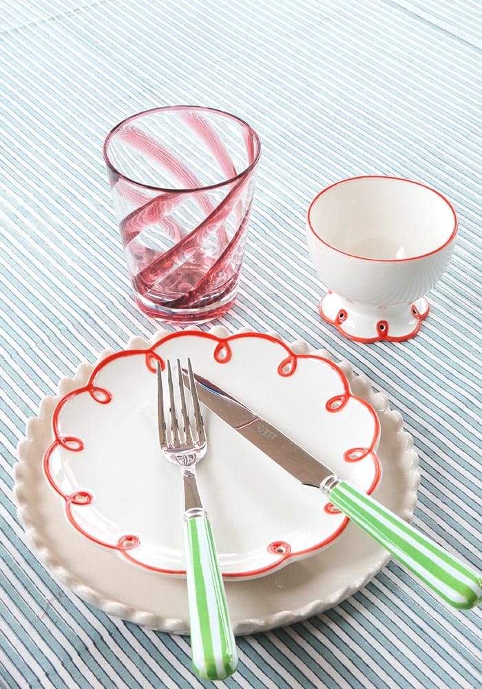 Poolside Gossip - Red Tumbler x 6 - Casa by Josephine Jenno