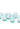 Poolside Gossip - Translucent Turquoise Tumbler x 6 - Casa by Josephine Jenno