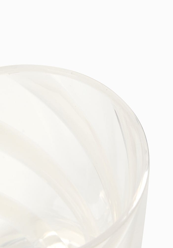 Poolside Gossip - Translucent White Palm Springs Tumbler x 6 - Casa by Josephine Jenno