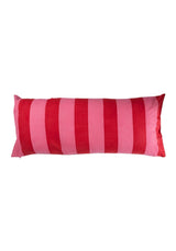 Poppy Raspberry Cabana Stripe Long Lumbar Cushion Cover - Casa by Josephine Jenno