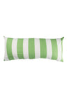 Poppy Sage Cabana Stripe Long Lumbar Cushion Cover