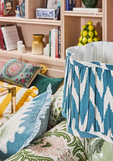 Poppy Sunshine Cabana Stripe Ruffled Pillow Cover - Casa by Josephine Jenno