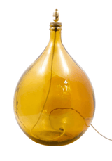 Poppy's Amber Recycled Glass Lamp Base - Casa by Josephine Jenno