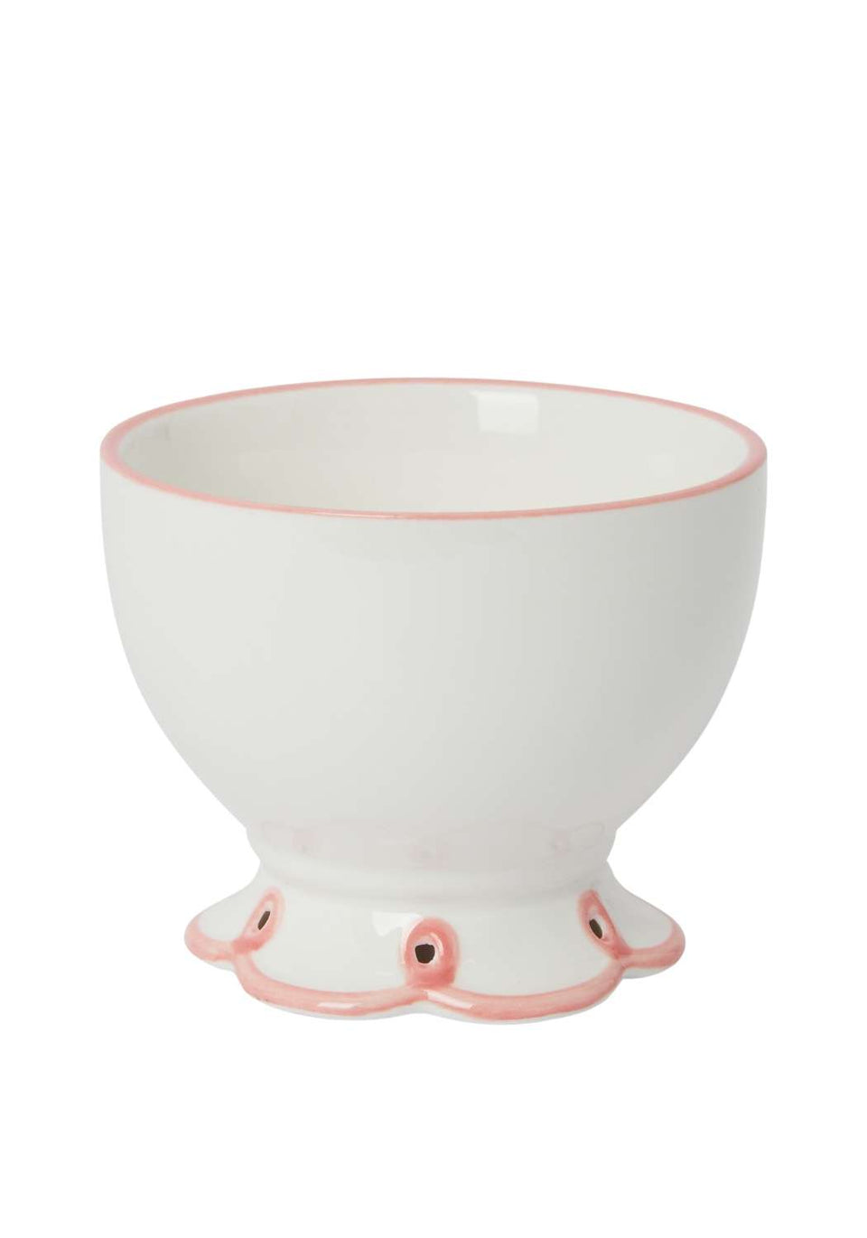 Pretty In Pink Scalloped Nibbles Bowl - Set of 4 - Casa by Josephine Jenno
