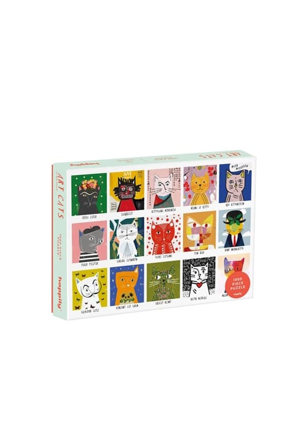 Art Cats by Nia Gould - 1,000 piece premium puzzle