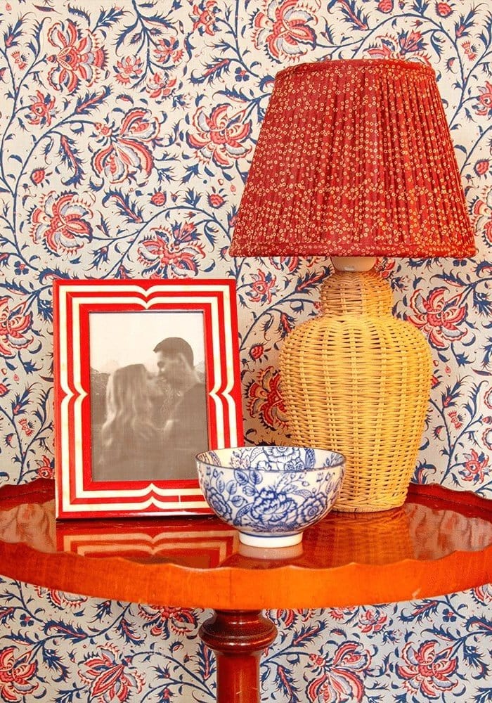 Raspberry Beret Marquetry Frame 7x5" - Casa by Josephine Jenno