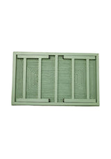 Rattan Breakfast Tray - Green - Casa by Josephine Jenno