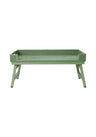 Rattan Breakfast Tray - Green