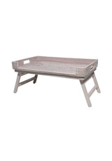 Rattan Breakfast Tray - Pink - Casa by Josephine Jenno