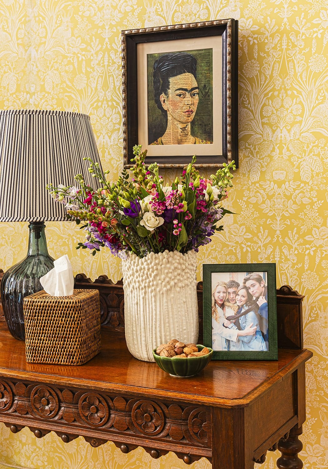 Rattan Tissue Box Cover - Brown - Casa by Josephine Jenno