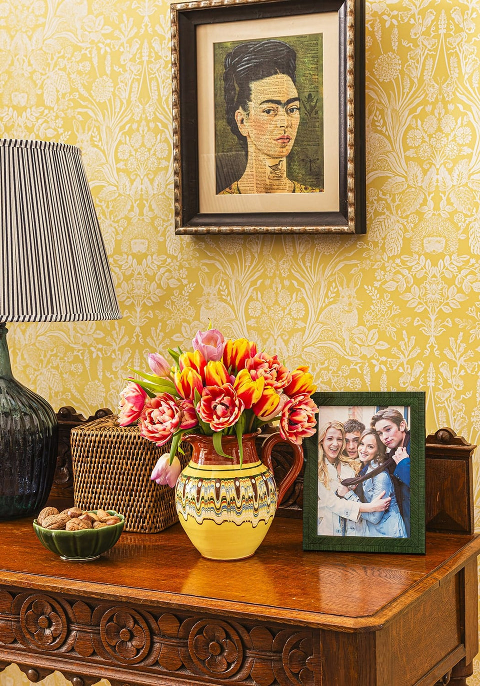 Rattan Tissue Box Cover - Brown - Casa by Josephine Jenno