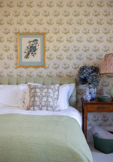 Recycled Wool Blanket in Olive Herringbone - Casa by Josephine Jenno