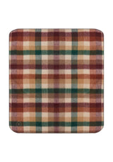 Recycled Wool Small Pet Blanket in Forest Herringbone Check - Casa by Josephine Jenno