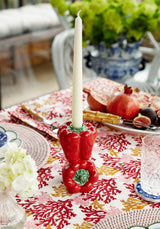 Red Bell Peppers Candle Holder - Casa by Josephine Jenno