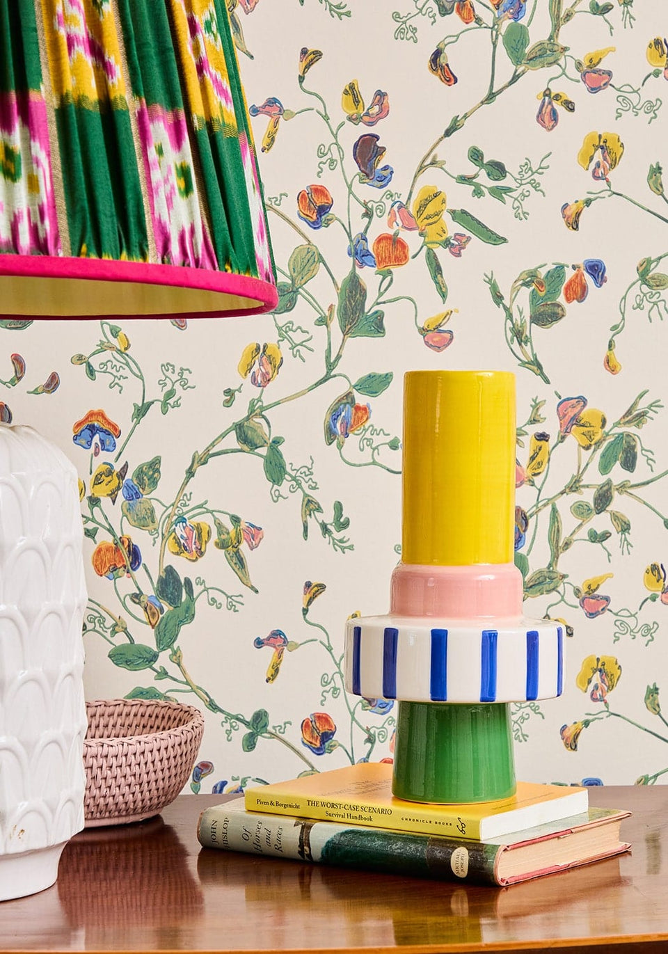 Retro Modern Colorful Vase - Casa by Josephine Jenno