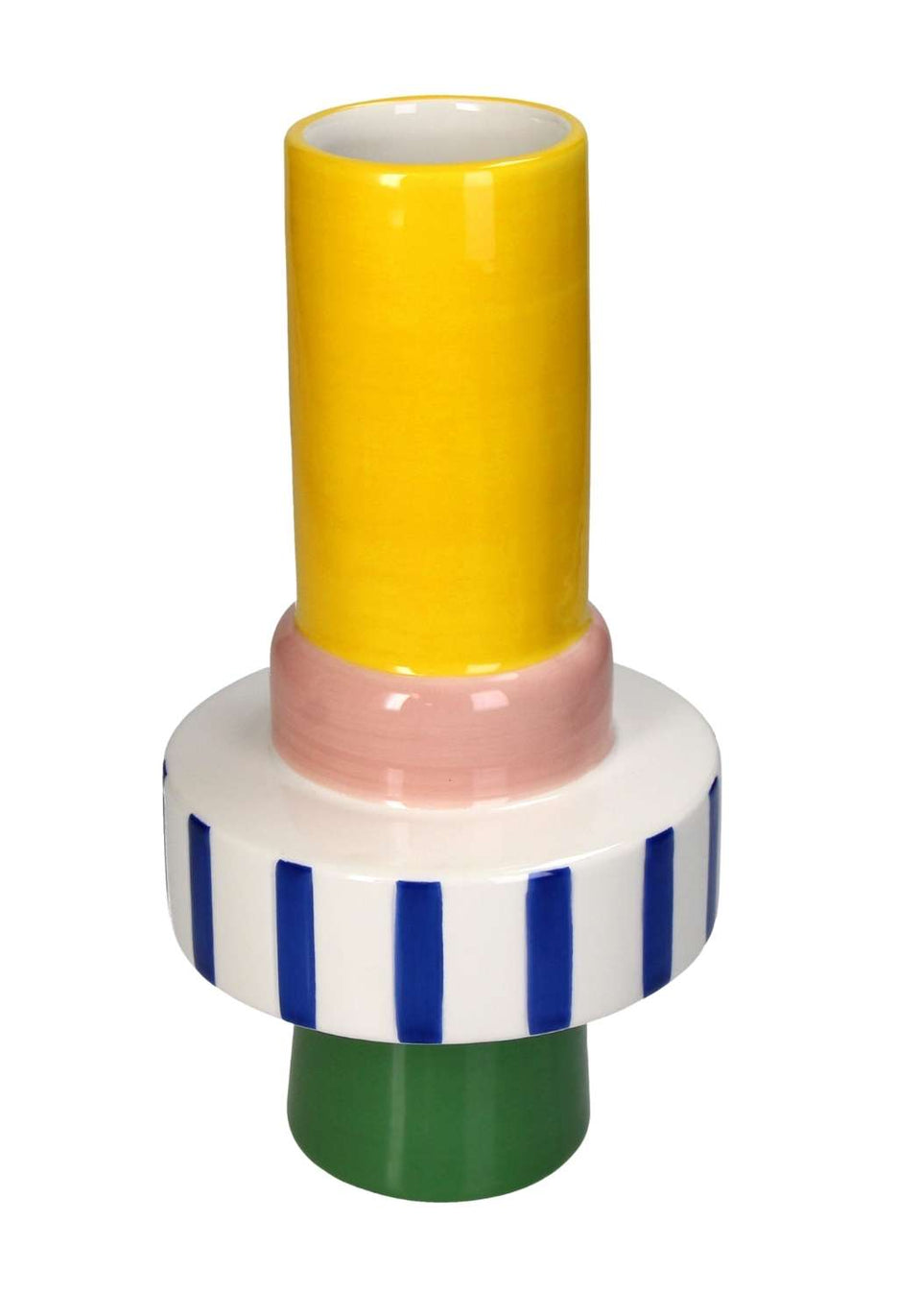 Retro Modern Colorful Vase - Casa by Josephine Jenno
