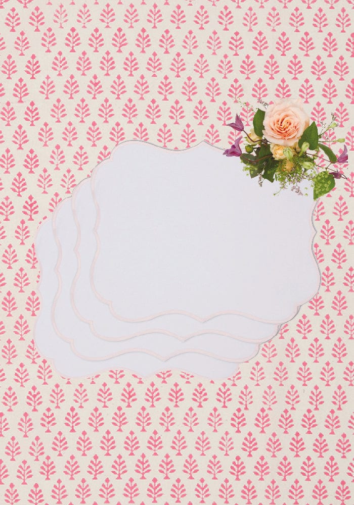 Rosa Pink Placemats - Set of 4 - Casa by Josephine Jenno