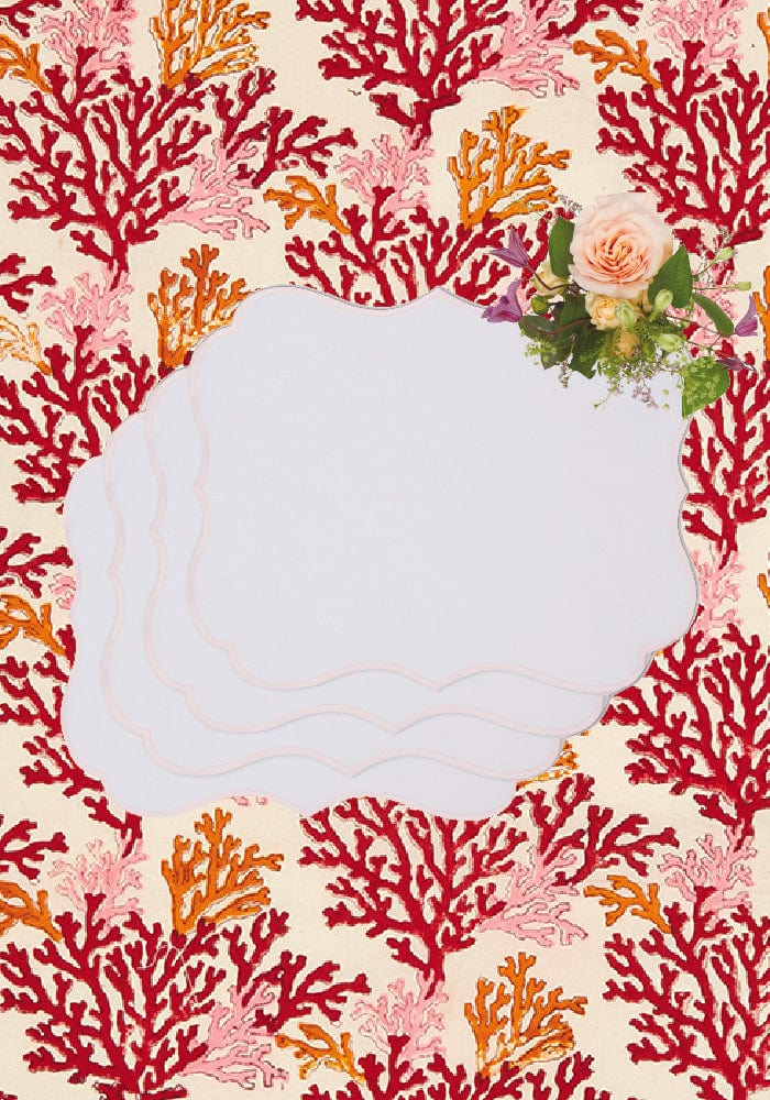 Rosa Pink Placemats - Set of 4 - Casa by Josephine Jenno