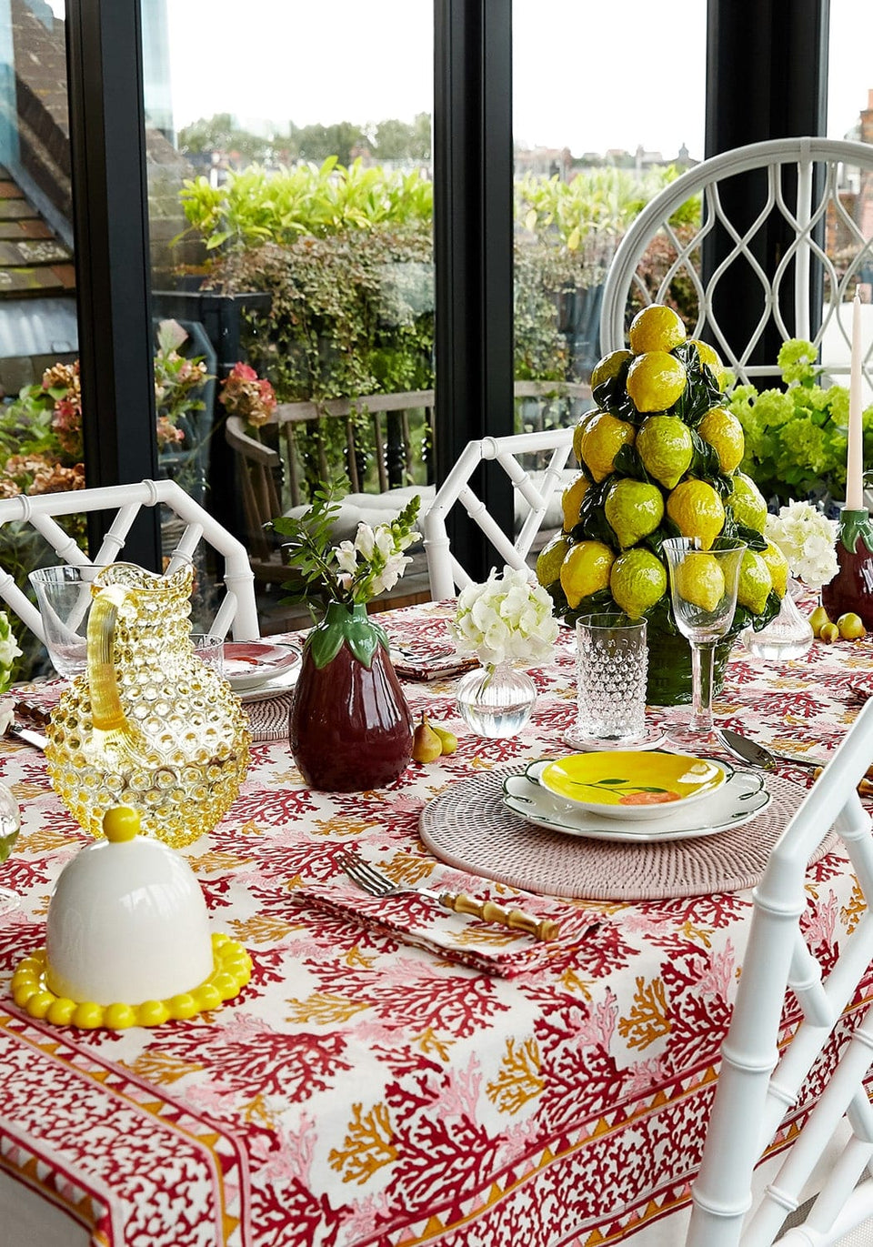 Rose Coral Tablecloth - Casa by Josephine Jenno