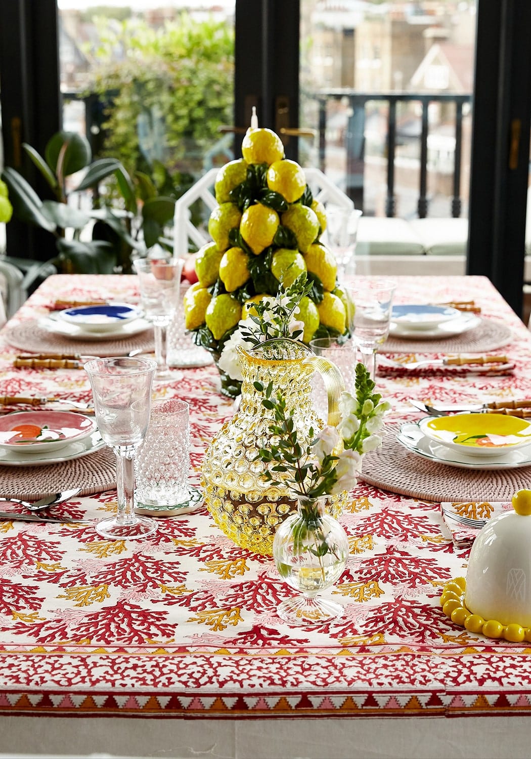 Rose Coral Tablecloth - Casa by Josephine Jenno