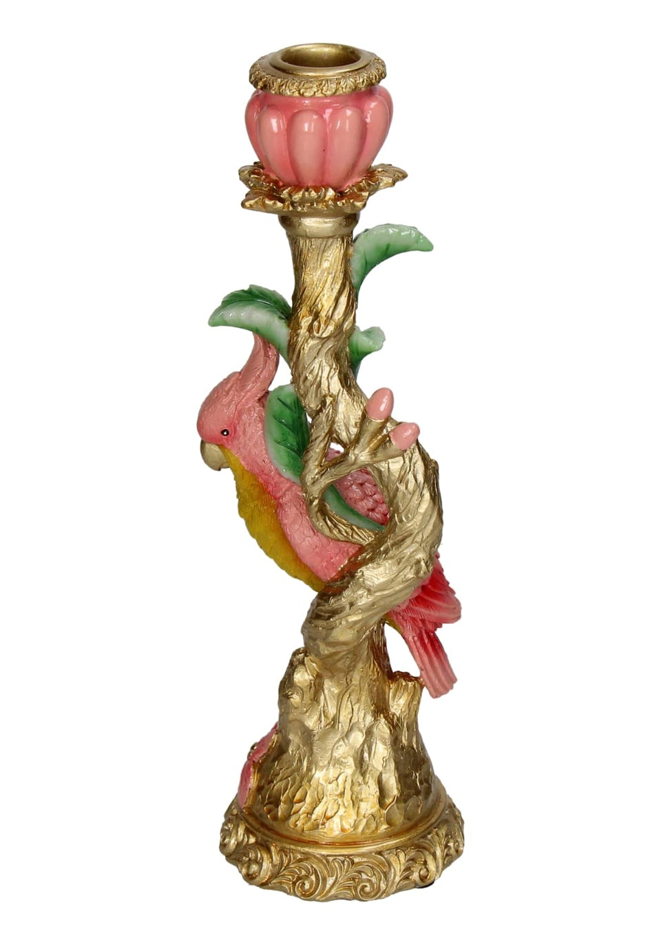 Rosy Parrot Candlestick - Casa by Josephine Jenno