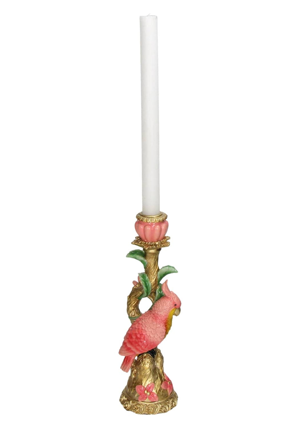 Rosy Parrot Candlestick - Casa by Josephine Jenno