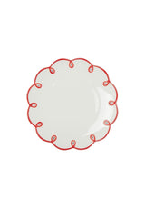 Rosy Red Scalloped Set