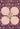 Round & Round Rattan Placemat Pink - Set of 4 - Casa by Josephine Jenno