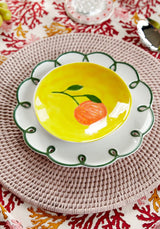 Round & Round Rattan Placemat Pink - Set of 4 - Casa by Josephine Jenno