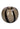 Rounded Striped Two Toned Brown Vase - Casa by Josephine Jenno